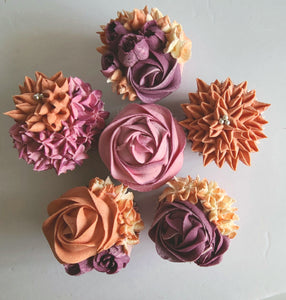 Boxed Flower Cupcakes