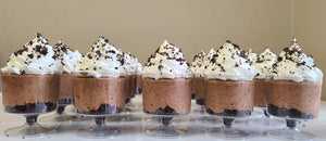 Nutella Oreo Cheesecake shooters