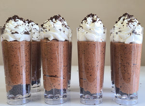 Nutella Oreo Cheesecake shooters