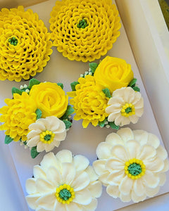 Boxed Flower Cupcakes